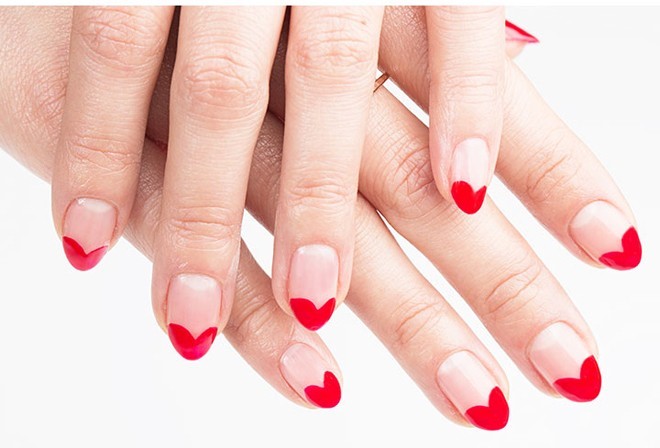 2 cách vẽ móng tay nail hình trái tim đẹp 2017 chỉ trong vài phút phần 9