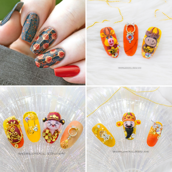 Gợi ý 50 mẫu móng tay đẹp ngày Tết mẫu nail Tết đơn giản đón Tết 2023   METAvn